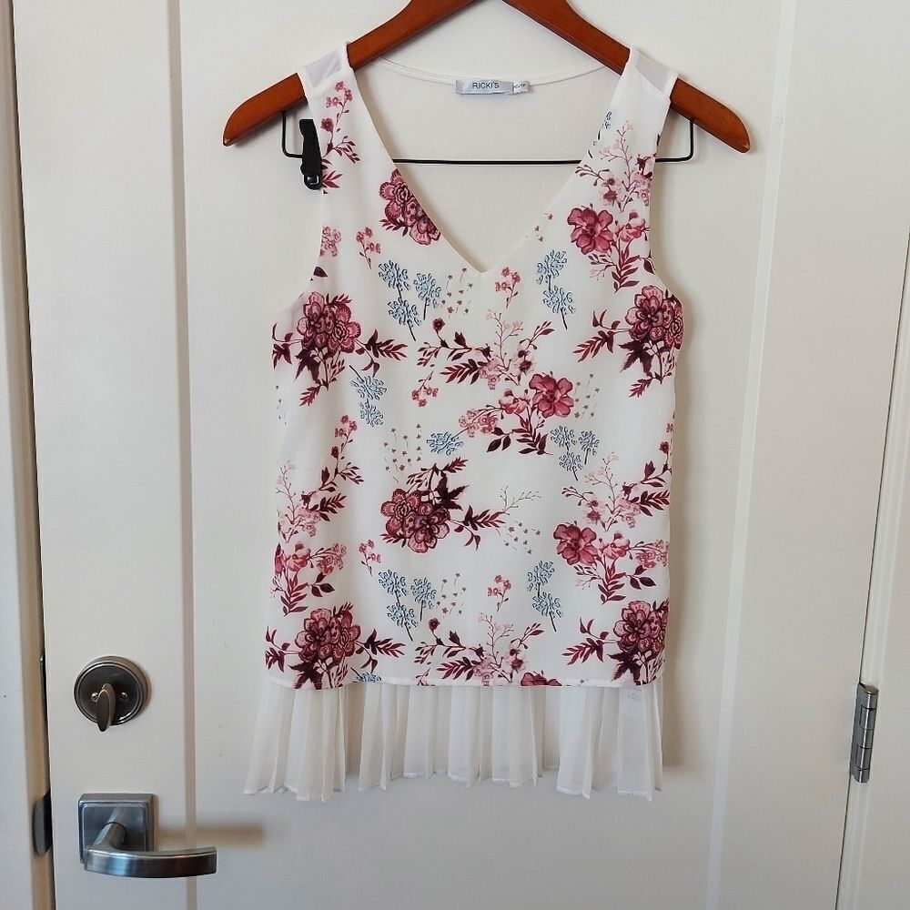 RICKIS floral tank top - Picture 1 of 4